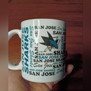 San Jose Sharks Ceramic Mug  NHL   Authentic National Hockey